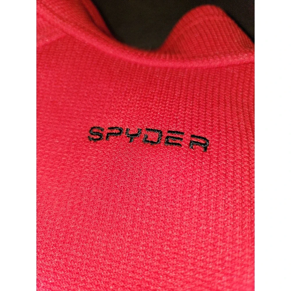 Spyder‎ red jacket size kids large 14 16 zip up full zip